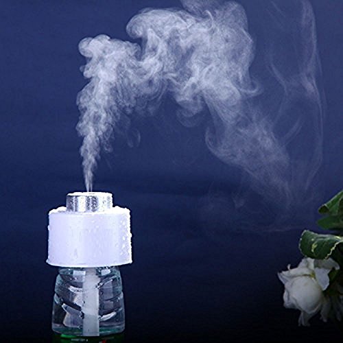 Enshey Ultrasonic USB Humidifier Mini Air Diffuser Cool Mist Portable Aroma Humidifier with Water Bottles Car Air Purifier Steam Diffuser Travel Humidifying Device for Travel Office Car Baby Bedroom - B071RP3WW6